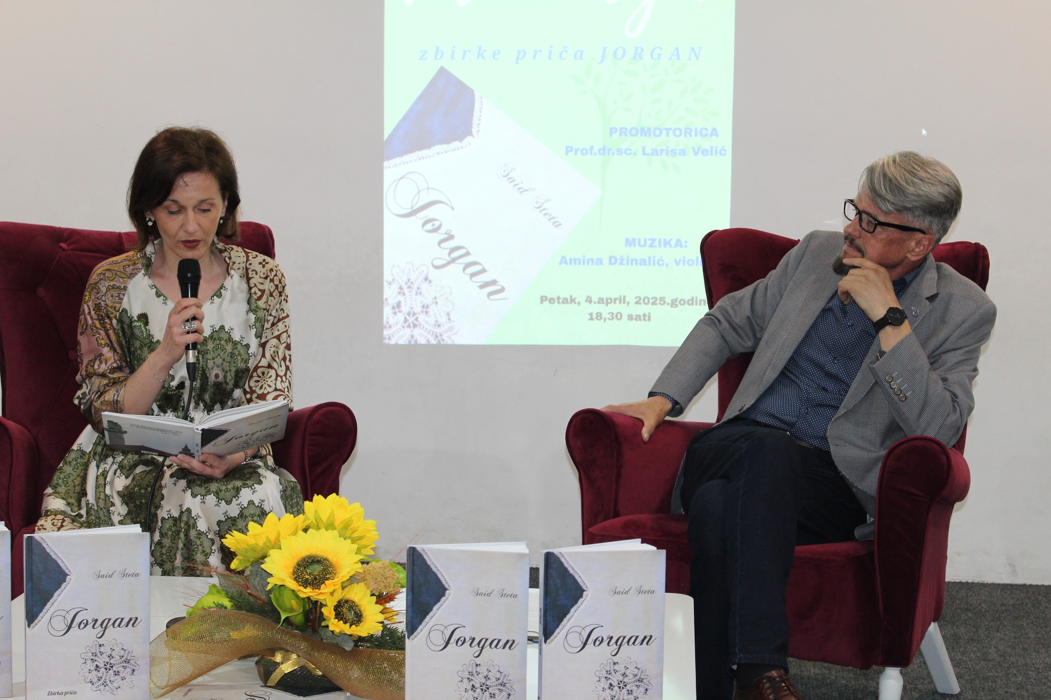 U CENTRU ZA KULTURU I EDUKACIJU “SAFET ZAJKO” ODRŽANA PROMOCIJA KNJIGE “JORGAN”, AUTORA SAIDA ŠTETE