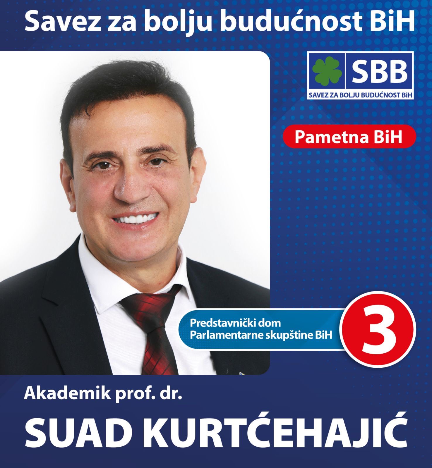 SUAD KURTĆEHAJIĆ (3) - VAŠIM GLASOM MOJE IDEJE ZA INTEGRACIJU BOSNE I HERCEGOVINE MOGU POSTATI STVARNOST